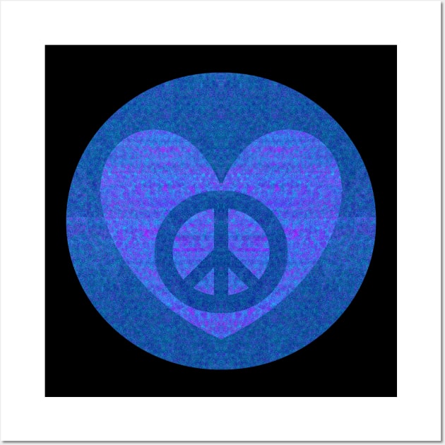 Peace and Love Wall Art by razorcitywriter